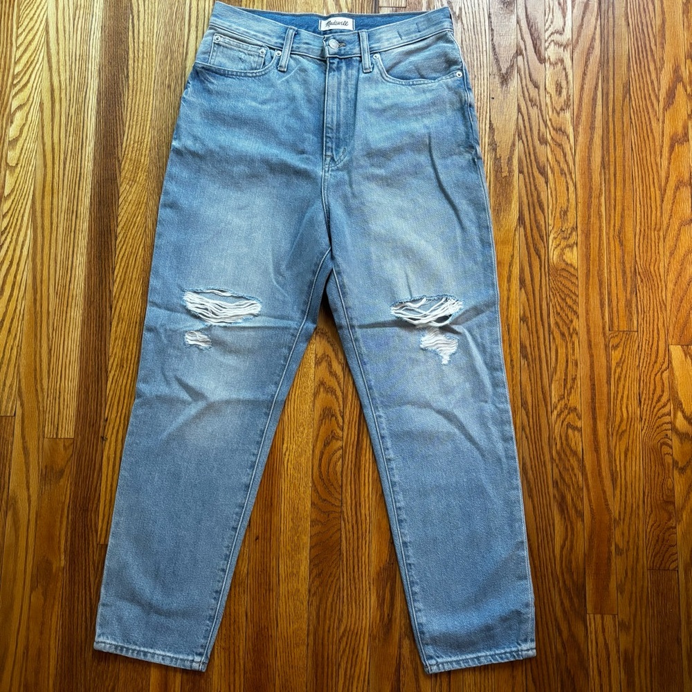 Madewell Light Blue Denim The mom Jeans